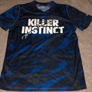 Adidas blue dry fit youth medium 8-10 shirt